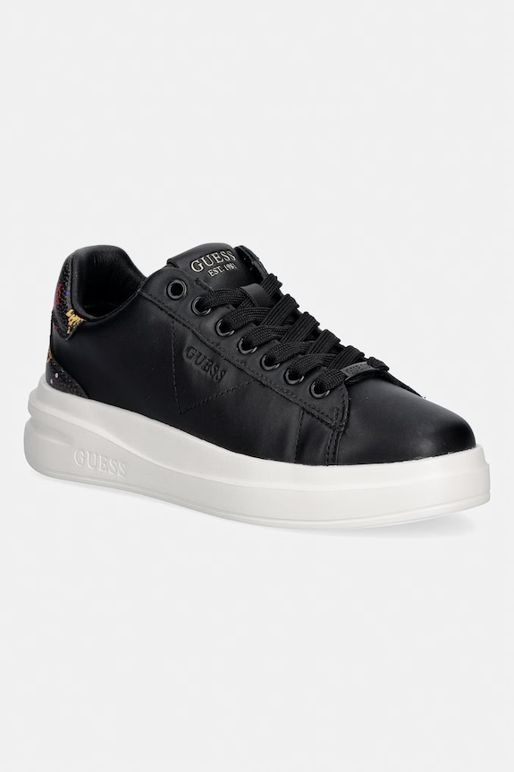Guess ELBINA11 tenisky dámske čierna FLPE11.LEA12.BLACK
