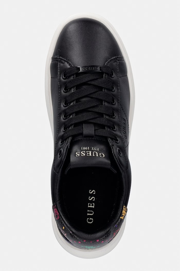 Guess ELBINA11 tenisky dámske čierna FLPE11.LEA12.BLACK