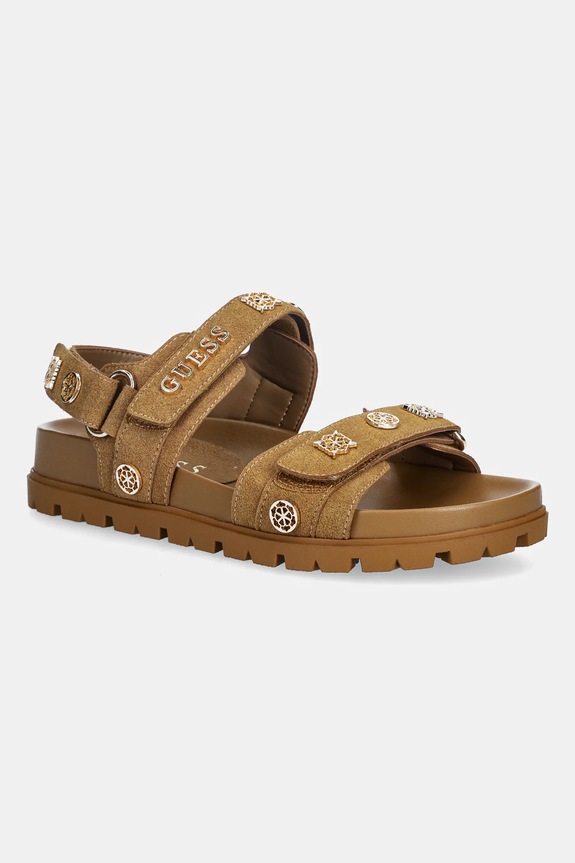 Guess sandali FLORIZI tessile marrone FLPFLO.ESU03.BROWN