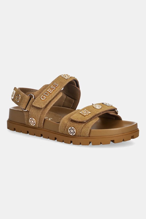 Guess sandali FLORIZI tessile marrone FLPFLO.ESU03.BROWN