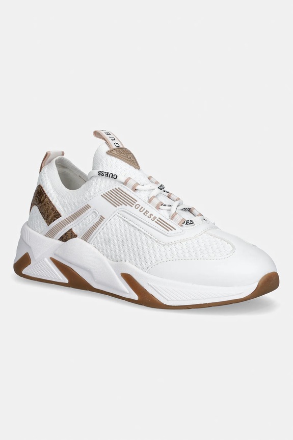 Tenisice Guess GENGA tekstil bijela FLPGEN.FAP12.WHITE