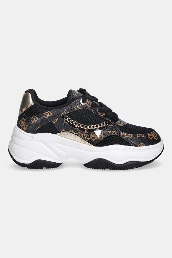 Guess sneakers HARPAA FLPHAR.FAL12.BLKBR nero SS26