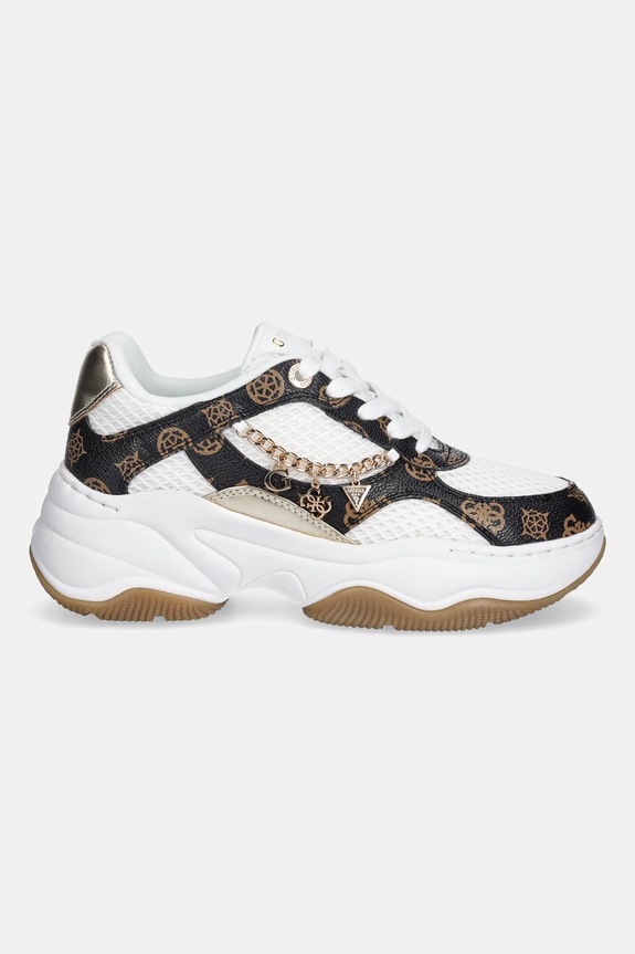 Guess sneakers HARPAA FLPHAR.FAL12.WHIBR bianco SS26
