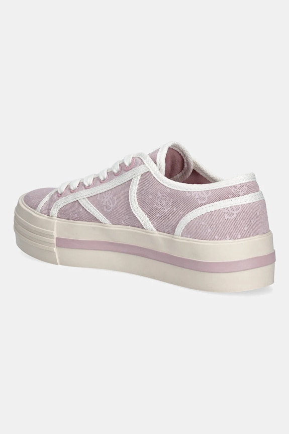 Obuća Tenisice Guess ISSAH2 FLPI2S.FAL12.PINK ljubičasta