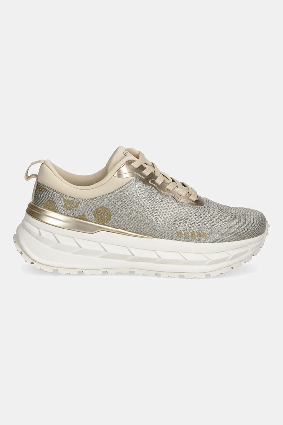 Sneakers Guess RUNIT3 FLPRN3.FAB12.PLATI χρυσαφί SS26
