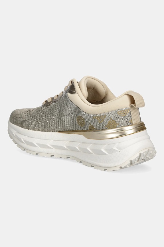 Παπούτσια Sneakers Guess RUNIT3 FLPRN3.FAB12.PLATI χρυσαφί