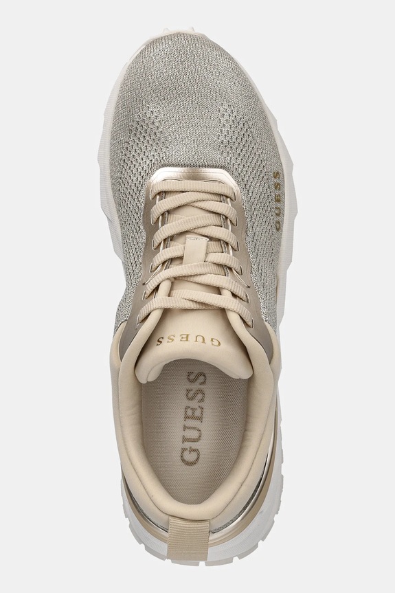 Sneakers Guess RUNIT3 χρυσαφί FLPRN3.FAB12.PLATI