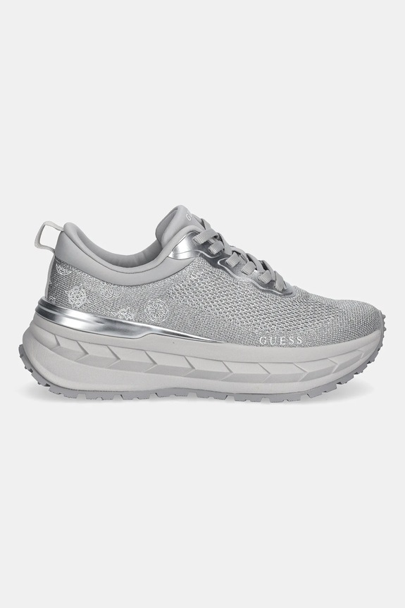 Sneakers Guess RUNIT3 FLPRN3.FAB12.SILVE ασημί SS26