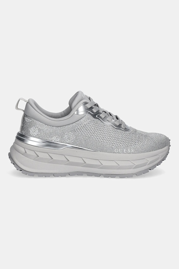 Sneakers Guess RUNIT3 FLPRN3.FAB12.SILVE ασημί SS26