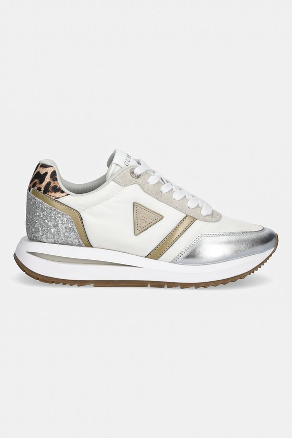 Sneakers Guess EAGAR2 FLP2EG.PEL12.LEOPA μπεζ SS26