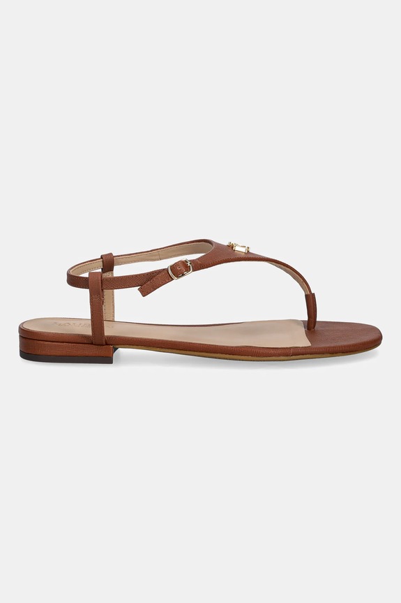 Kožené sandále Lauren Ralph Lauren Everley 2 802982881001.200 hnedá SS26