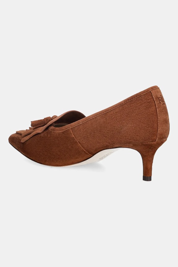 Παπούτσια Γόβες σουέτ Lauren Ralph Lauren Adrienne Klt 802P04172002.200 καφέ