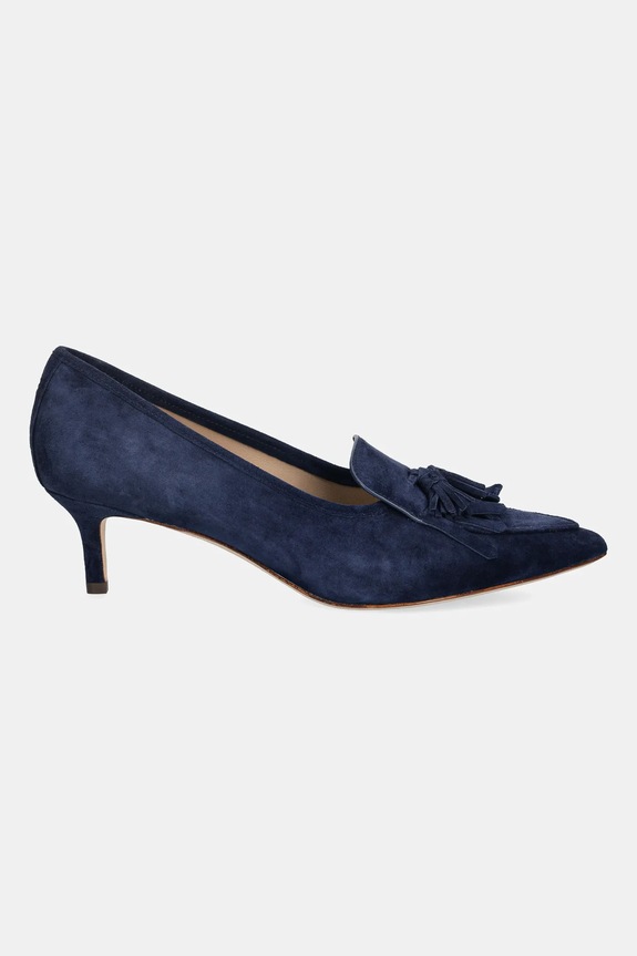 Semišové lodičky Lauren Ralph Lauren Adrienne Klt 802P04172004.410 tmavomodrá SS26