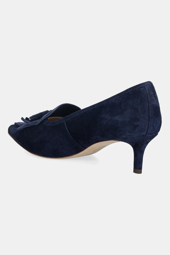 Obuv Semišové lodičky Lauren Ralph Lauren Adrienne Klt 802P04172004.410 tmavomodrá