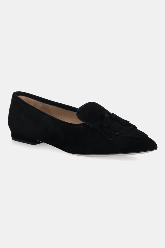 Μπαλαρίνες σουέτ Lauren Ralph Lauren Londyn Klt μαύρο 802P04175001.001