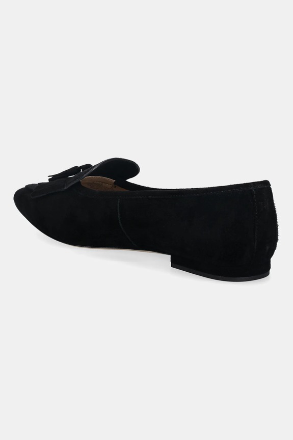 Παπούτσια Μπαλαρίνες σουέτ Lauren Ralph Lauren Londyn Klt 802P04175001.001 μαύρο