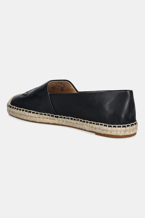 Obuwie Lauren Ralph Lauren espadryle skórzane Cameryn Lg 2 802P04415001.001 czarny