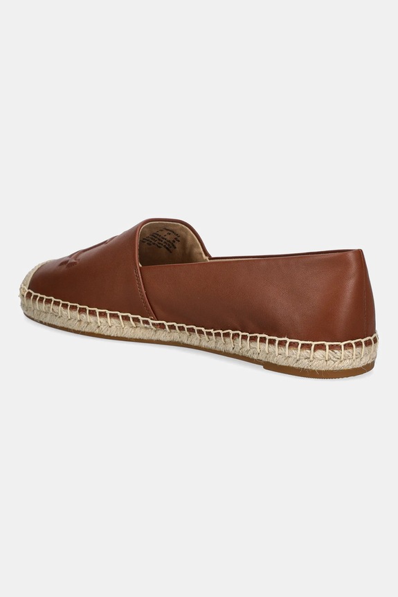 Obuwie Lauren Ralph Lauren espadryle skórzane Cameryn Lg 2 802P04415003.200 brązowy
