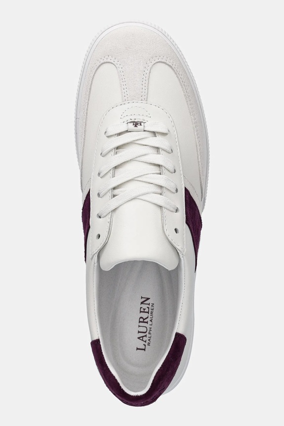 Δερμάτινα sneakers Lauren Ralph Lauren Braylee λευκό 802P04419001.100