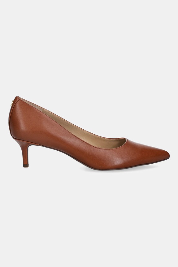 Δερμάτινες γόβες Lauren Ralph Lauren Adrienne 802P09030002.200 καφέ SS26