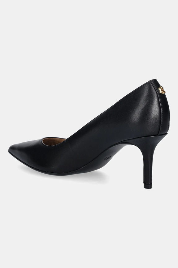 Παπούτσια Δερμάτινες γόβες Lauren Ralph Lauren Lanette 802P09031001.001 μαύρο