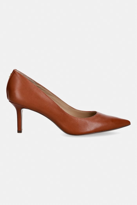 Lauren Ralph Lauren bőr tűsarkú Lanette 802P09031002.200 barna SS26