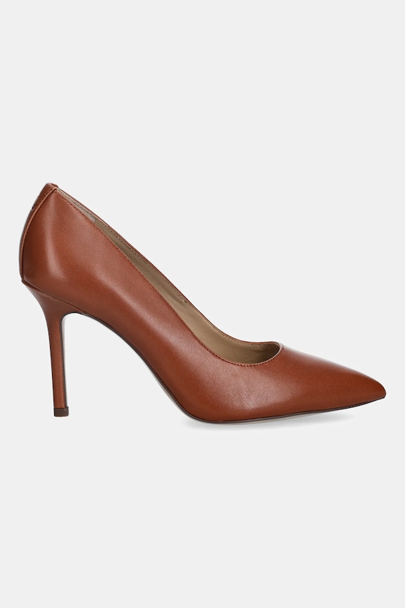 Δερμάτινες γόβες Lauren Ralph Lauren Lindella II 802P09032002.200 καφέ SS26