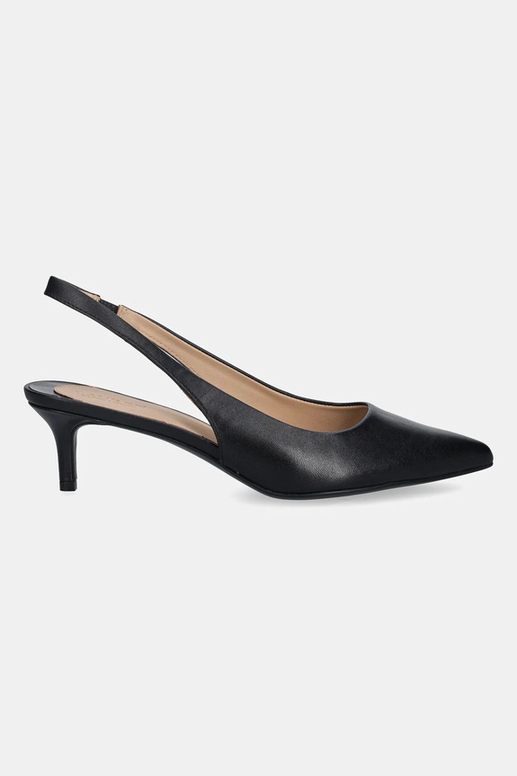 Kožené lodičky Lauren Ralph Lauren Lolah II 802P09033001.001 černá SS26