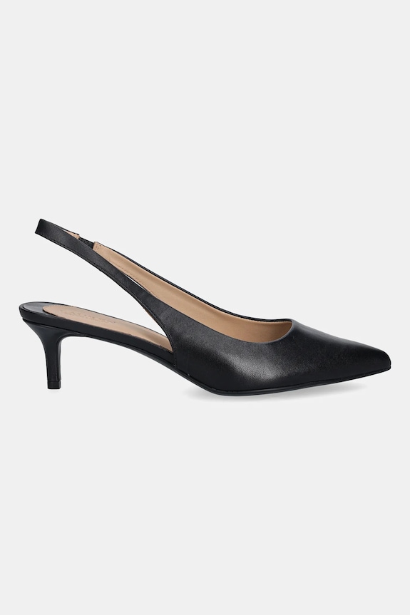 Kožené lodičky Lauren Ralph Lauren Lolah II 802P09033001.001 černá SS26