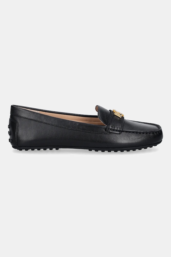Lauren Ralph Lauren mocassini in pelle Barnsbury 802P09040001.001 nero SS26