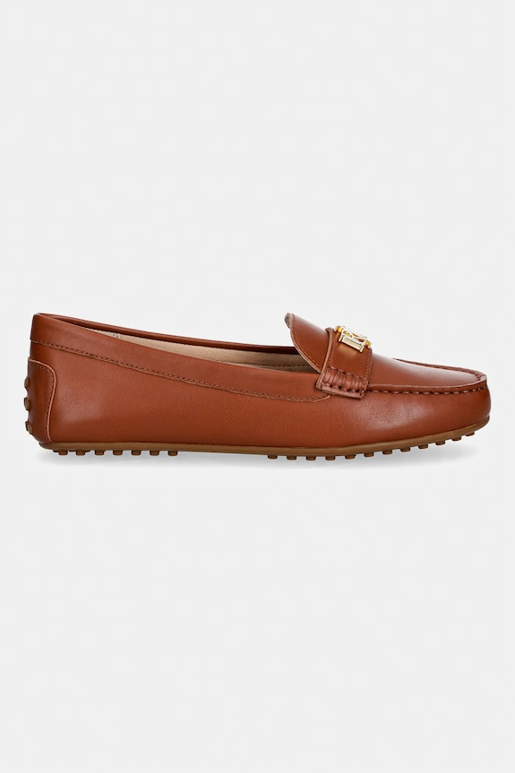 Lauren Ralph Lauren mocassini in pelle Barnsbury 802P09040002.200 marrone SS26