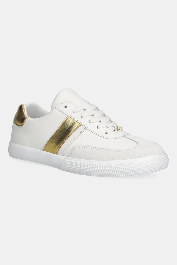 Lauren Ralph Lauren sneakersy skórzane Braylee skóra zamszowa biały 802P04420001.100