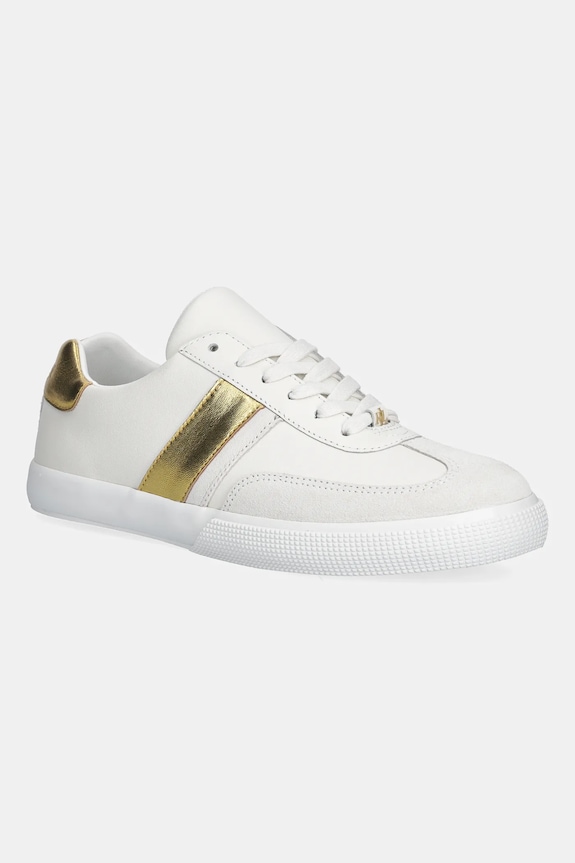 Lauren Ralph Lauren sneakersy skórzane Braylee skóra zamszowa biały 802P04420001.100