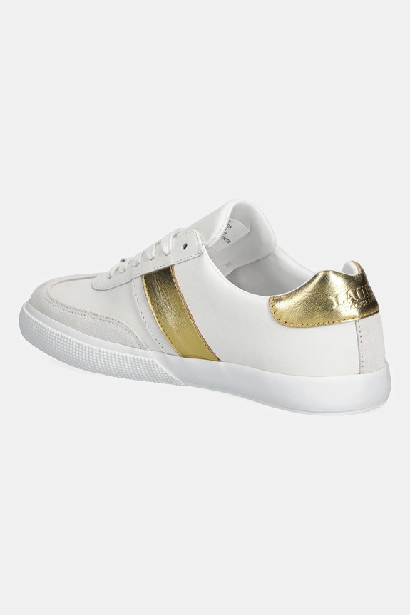 Obuwie Lauren Ralph Lauren sneakersy skórzane Braylee 802P04420001.100 biały