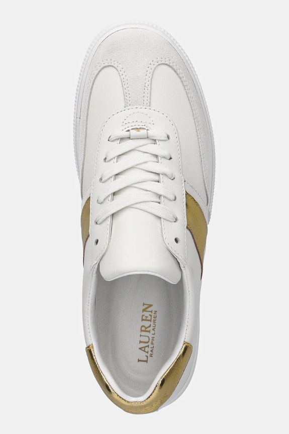 Lauren Ralph Lauren sneakersy skórzane Braylee biały 802P04420001.100