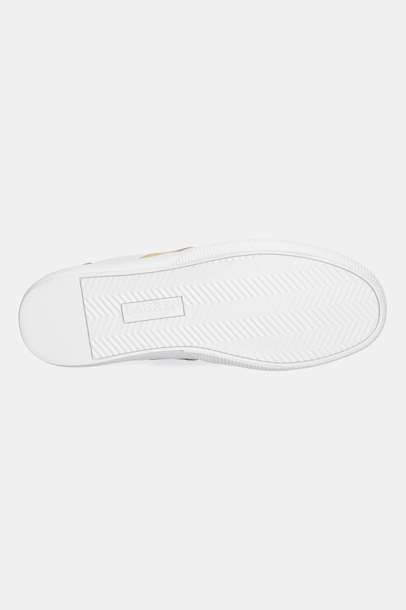 Lauren Ralph Lauren sneakersy skórzane Braylee 802P04420001.100 biały