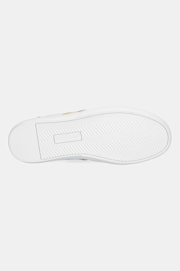 Lauren Ralph Lauren sneakersy skórzane Braylee 802P04420001.100 biały
