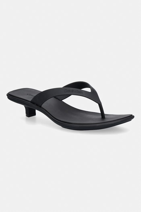 Calvin Klein tangapapucs női FLIP FLOP KITTEN HEEL THONG TPU fekete HW0HW02965