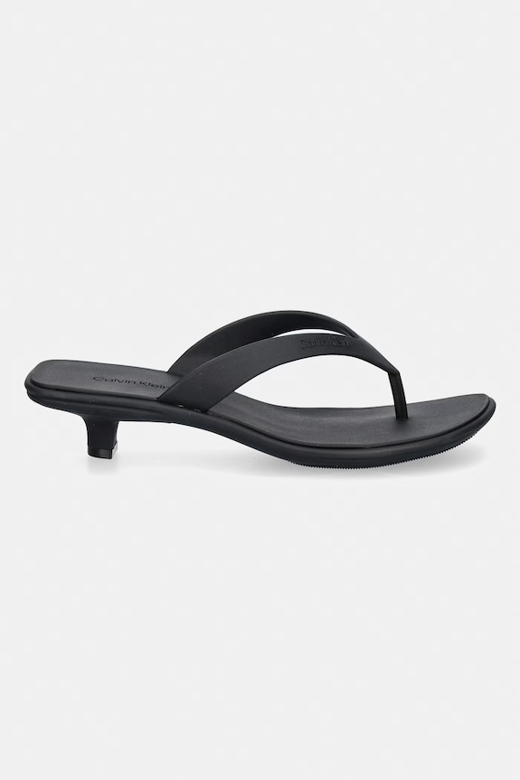Calvin Klein tangapapucs női FLIP FLOP KITTEN HEEL THONG TPU HW0HW02965 fekete SS26