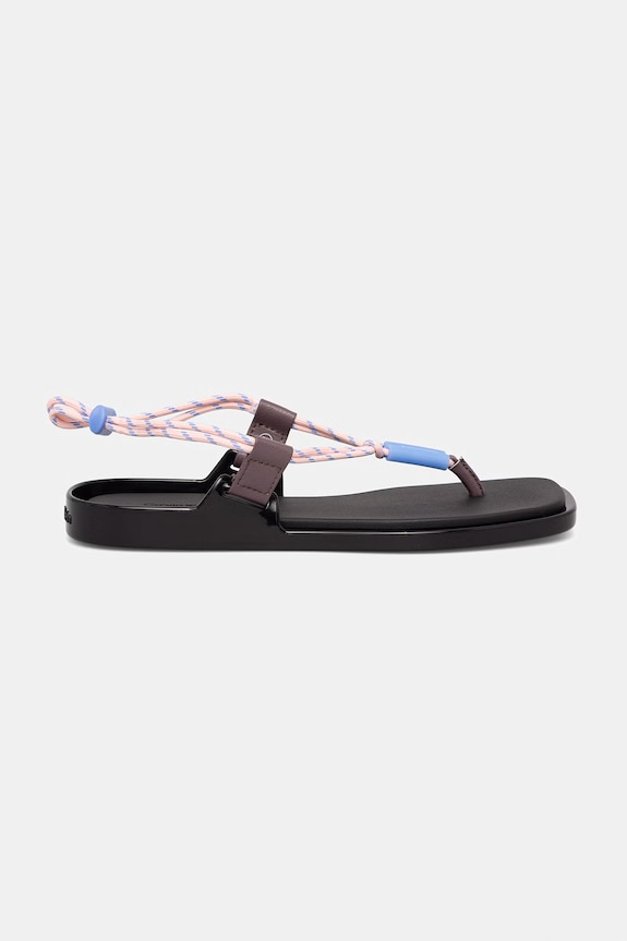 Calvin Klein sandały damskie BEACH SANDAL ROPE PU 2 HW0HW02967 czarny SS26