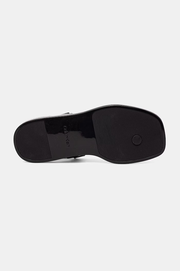 Calvin Klein sandały damskie BEACH SANDAL ROPE PU 2 HW0HW02967 czarny
