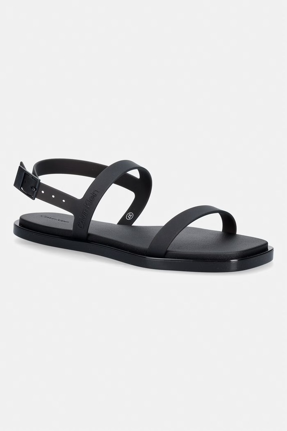 Calvin Klein sandale pentru femei JELLY SANDAL SLING MAT TRAN TPU negru HW0HW02969