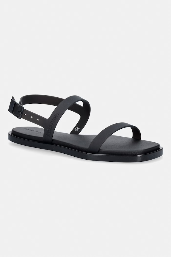 Calvin Klein sandale pentru femei JELLY SANDAL SLING MAT TRAN TPU negru HW0HW02969