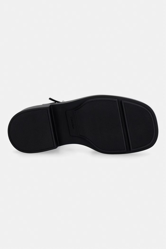 Calvin Klein sandały damskie CHUNKY SANDAL LTH MG HW0HW03131 czarny