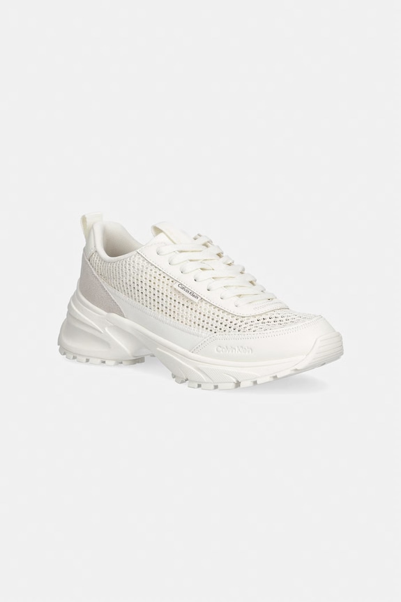 Calvin Klein HIKE RUNNER LUP LIN MESH sneakersy damskie beżowy HW0HW03000