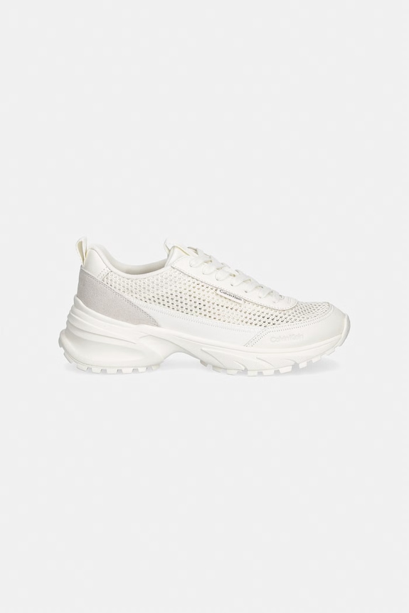 Calvin Klein HIKE RUNNER LUP LIN MESH sneakersy damskie HW0HW03000 beżowy SS26