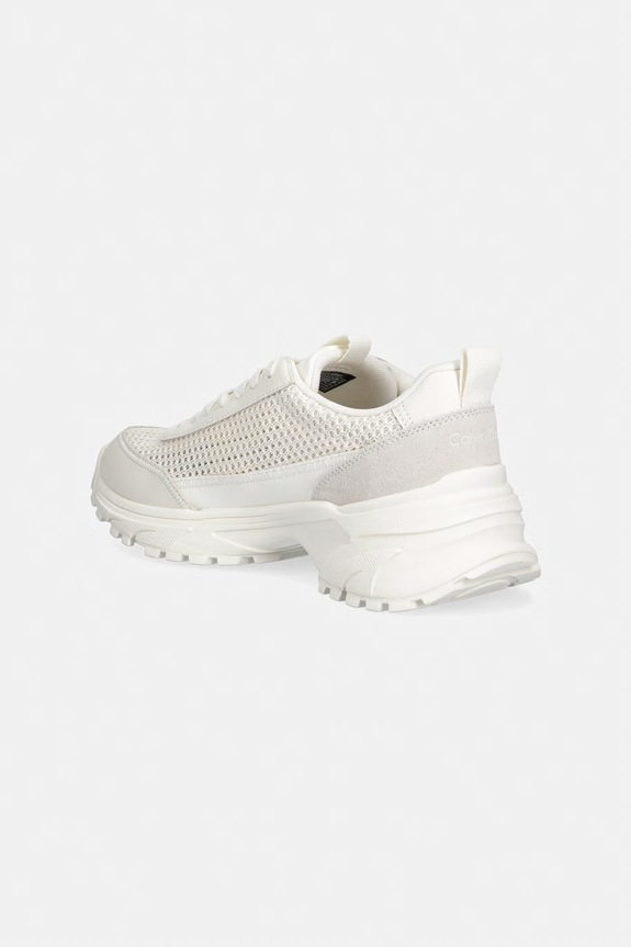Obuwie Calvin Klein HIKE RUNNER LUP LIN MESH sneakersy damskie HW0HW03000 beżowy