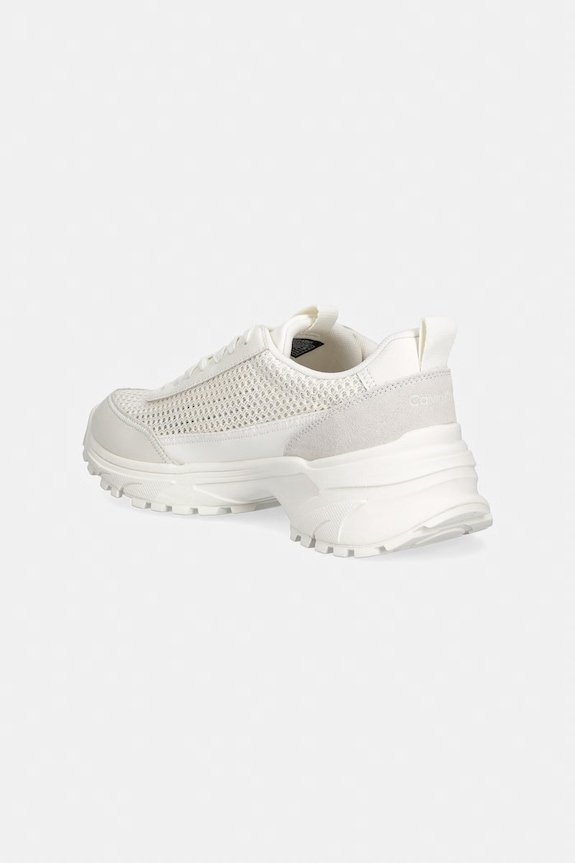 Obuwie Calvin Klein HIKE RUNNER LUP LIN MESH sneakersy damskie HW0HW03000 beżowy