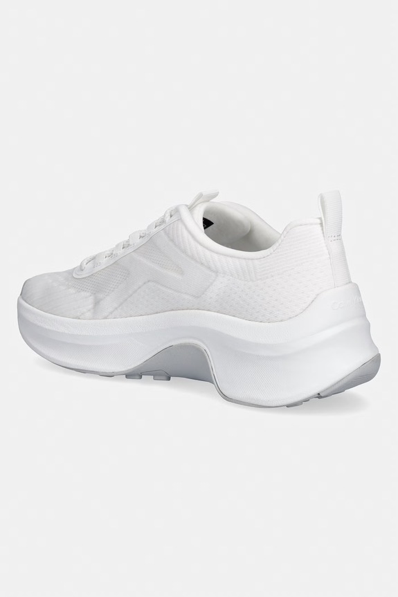 Scarpe Calvin Klein CHUNKY RUN CKSTRIPE LUP SP KN sneakers da donna HW0HW03006 bianco