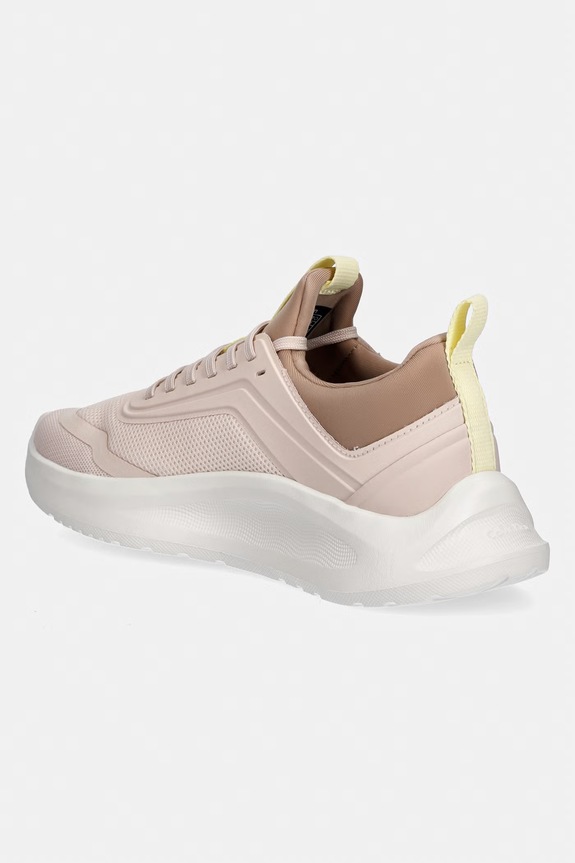 Obuwie Calvin Klein LIGHT EVA RUN SOCK MESH LYCRA sneakersy damskie HW0HW03023 beżowy